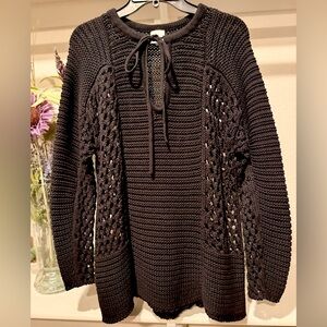 Cabi Black Knit Sweater